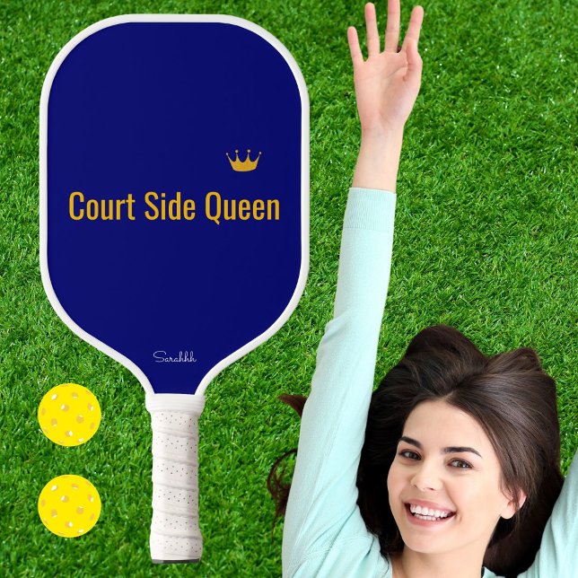 Customized Court Side Queen Pickleball Mom Gift Pickleball Schläger (Von Creator hochgeladen)