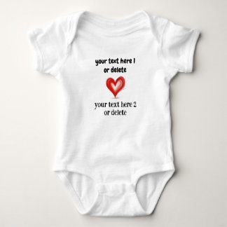 Customized Gift w Own Text, Create Your Own  Baby Baby Strampler