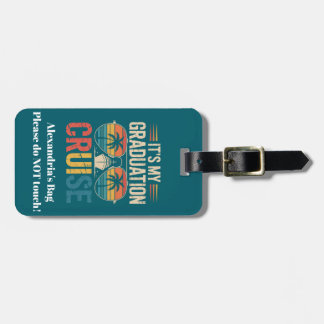 Customized Graduation Cruise Luggage Tag Gepäckanhänger