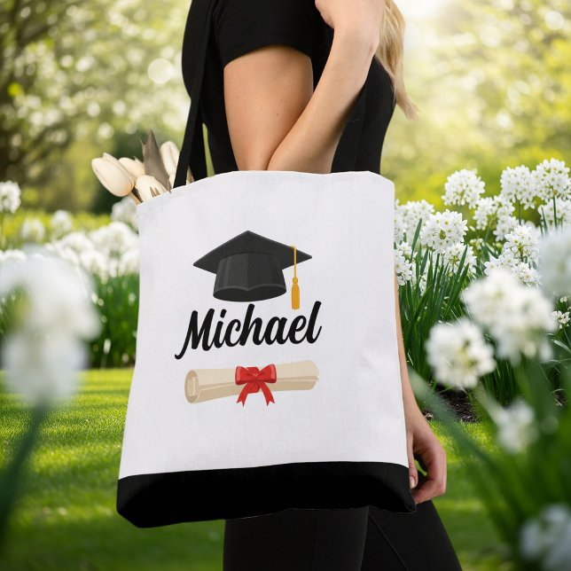 Customized Graduation Tote Bag - Canvas Bag Tasche (Von Creator hochgeladen)
