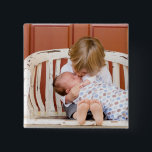 Customized Modern Photo Personalized Button<br><div class="desc">Customized Modern Photo Personalized button</div>