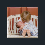 Customized Modern Photo Personalized Button<br><div class="desc">Customized Modern Photo Personalized button</div>