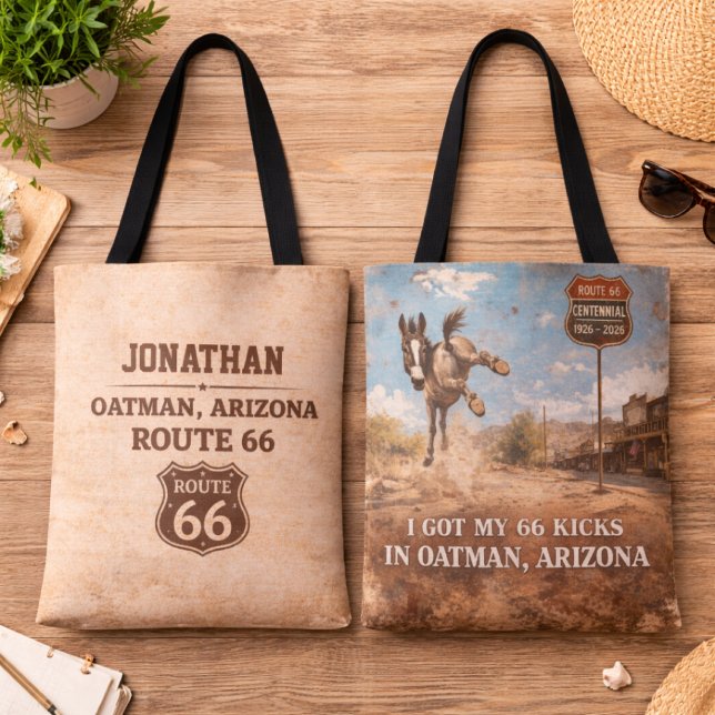 Customized Oatman Donkey Route 66 Centennial Gift Tasche (Von Creator hochgeladen)