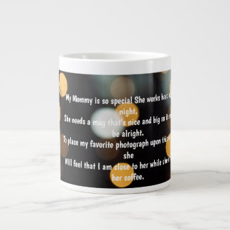 Customized Poem on Birthday Mug Jumbo-Tasse