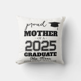 Customized proud mother of a graduate 2025 kissen