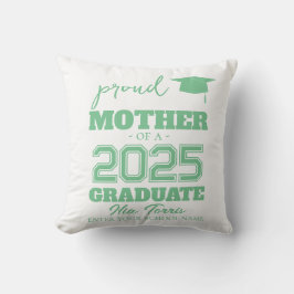Customized proud mother of a graduate 2025 kissen