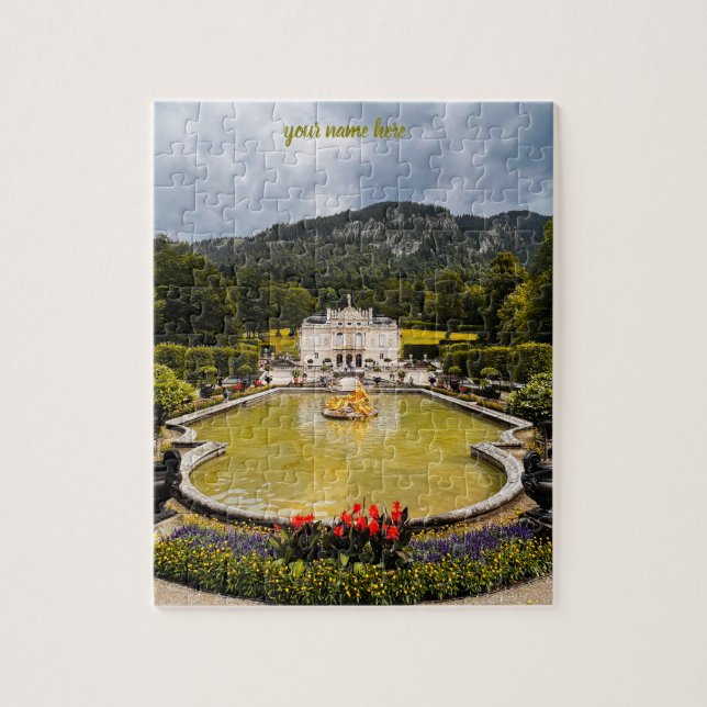 Customized Puzzle of Linderhof Palace (Vertical)