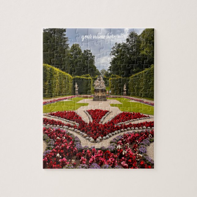 Customized Puzzle of Linderhof Palace, Germany (Vertical)