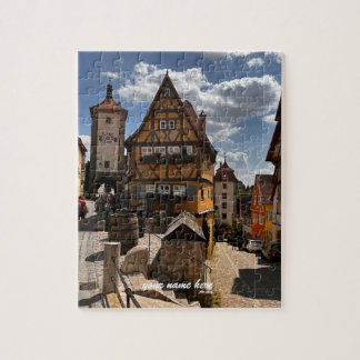 Customized Puzzle of Rothenburg, Germany