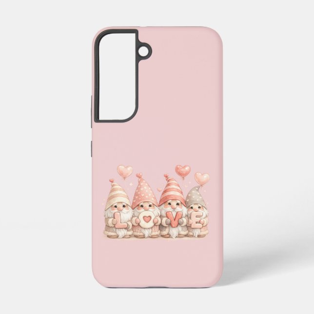 Customized Romantic Gnome LOVE Phone Case  Samsung Galaxy Hülle (Rückseite)