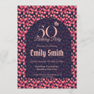 Customized Tulip Flower Party Einladung