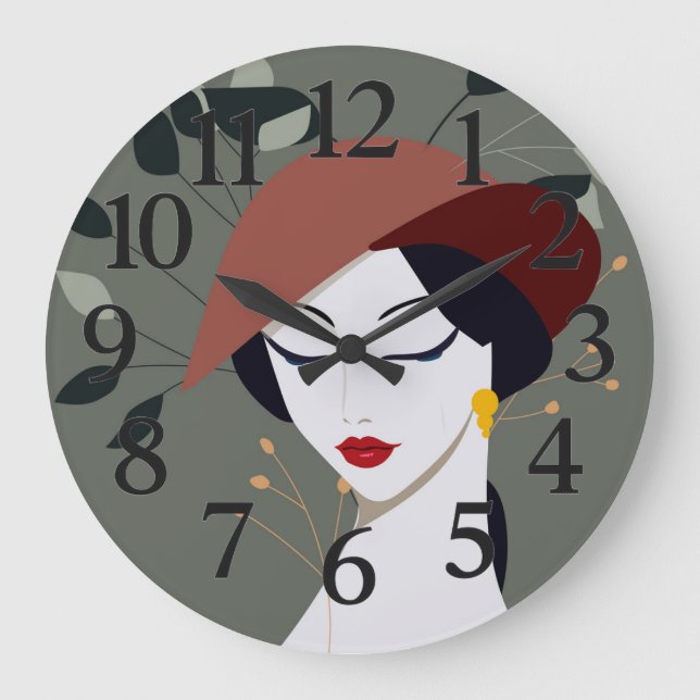 Customized wall clock for home große wanduhr (Vorderseite)