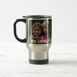 Customized with 2 and text reisebecher