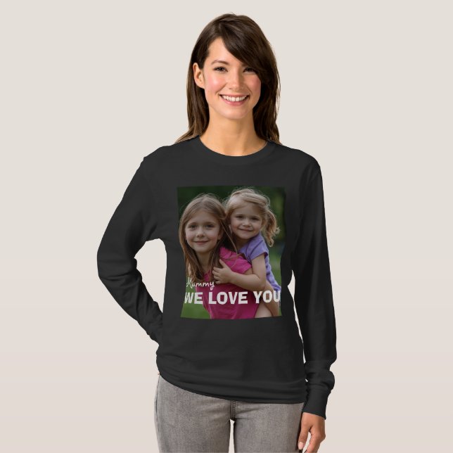 Customized with 2 and text T-Shirt (Vorne ganz)