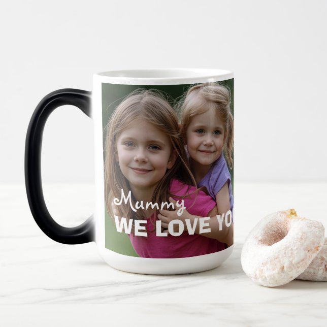 Customized with 2 and text verwandlungstasse (Mit Donut)