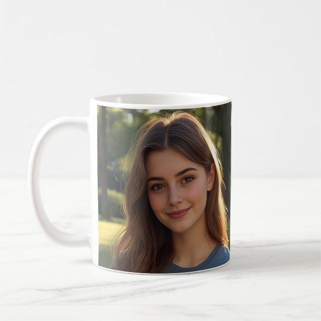 Customized with two photos kaffeetasse (Links)