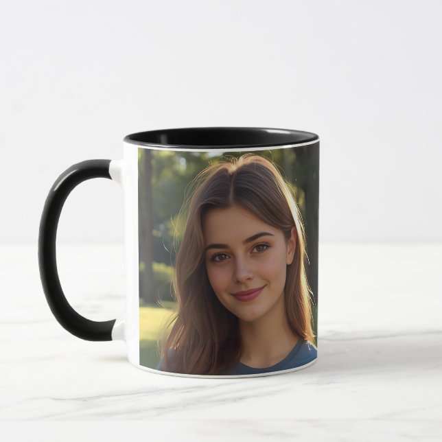 Customized with two photos tasse (Links)