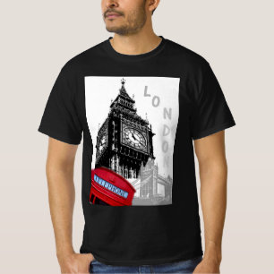 Customizing London Big Ben Clock Tower Trendy T-Shirt