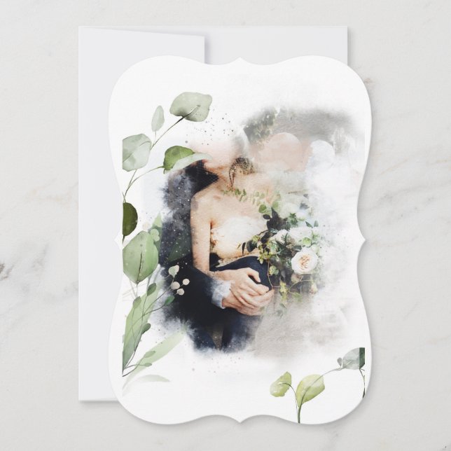 Customizsible Wedding design Inbjudningar (Vorderseite)