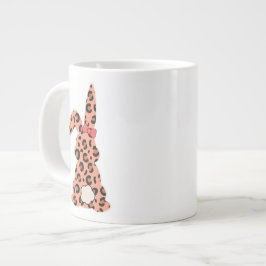 Custon Rabbit Pints Leopard Jumbo-Tasse