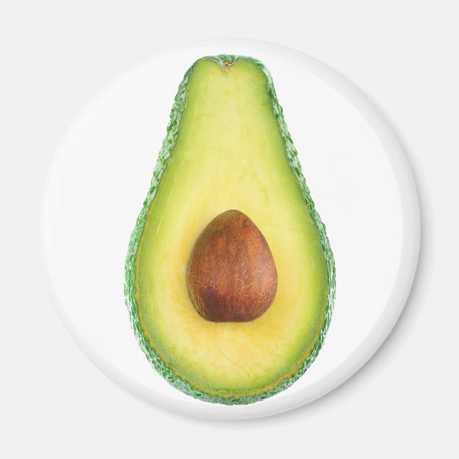 Cut avocado frucht magnet (Vorne)