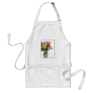 Cut Blume Bouquet Schürze