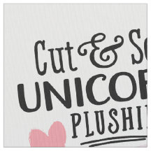 Cut & Sew Einhornstoff - Fun DIY Plush