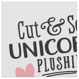 Cut & Sew Einhornstoff - Fun DIY Plush Stoff