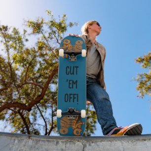Cut sie von der Skateboard