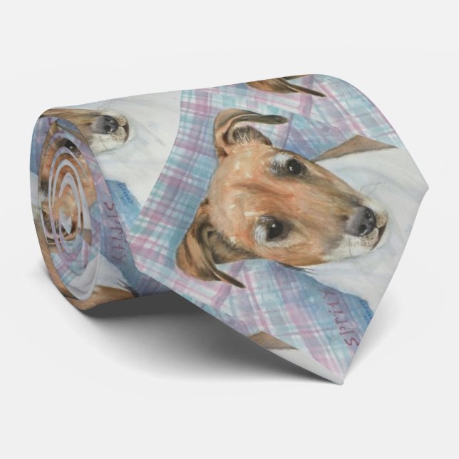 CUT TERRIER PET CHIEN CRAVATE AMUSANT (Roulé)
