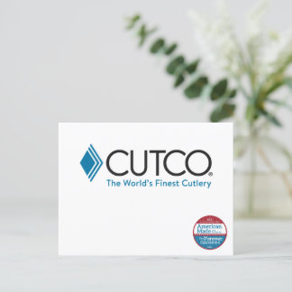 Cutco Kundenkontaktkarte Postkarte