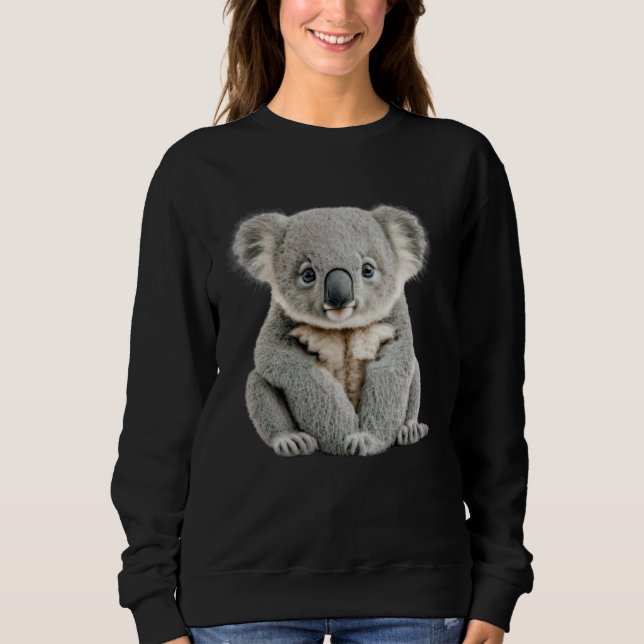 Cute Adorable Baby Koala Sweatshirt (Vorderseite)
