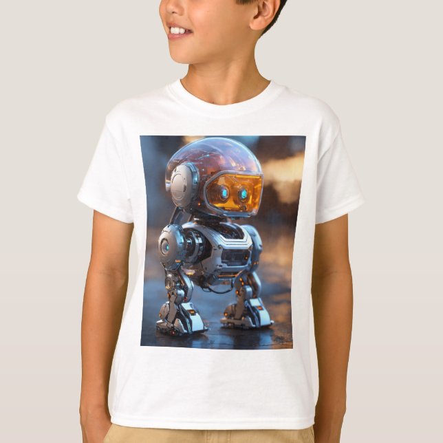 Cute Aecthitic, Roboter T-Shirt (Vorderseite)