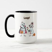 Cute Aesthetic Vampire Ghost Mug - Favorite Treat