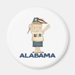 Cute Alabama USA Magnet