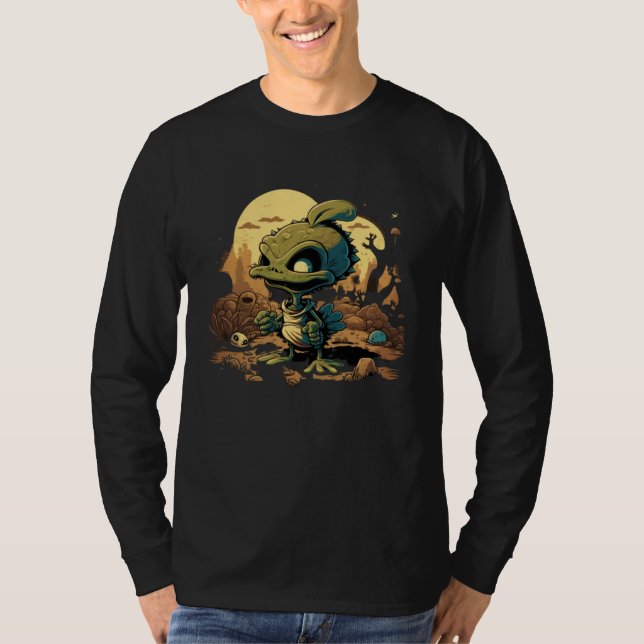 Cute Aliens Alien Headband Alien Wearing a  In Des T-Shirt (Vorderseite)