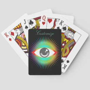 Cute All-seeing Alien Eye Thunder_Cove Spielkarten