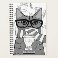Cute amateur de café et de chats Personnalisé
