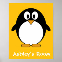 Cute and Modern Cartoon Penguin