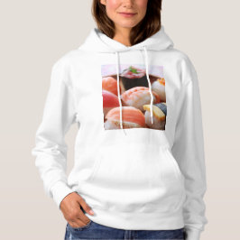 Cute and round! A selection of round sushi Hoodie