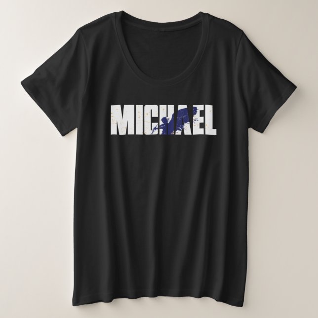 Cute Angel Tees  St Michael The Archangel Christia (Design vorne)