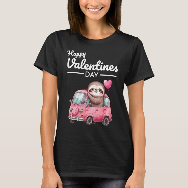 Cute Animal Heart Panda  Happy Valentine Day  15 T-Shirt (Vorderseite)