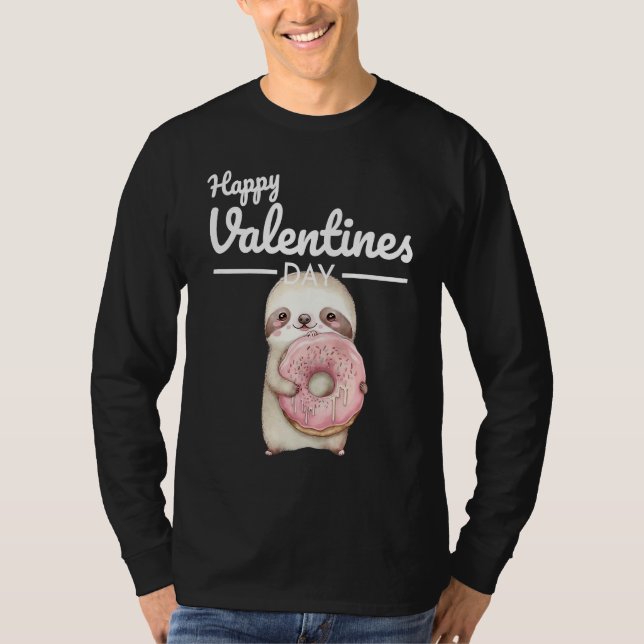 Cute Animal Heart Panda  Happy Valentine Day  1 T-Shirt (Vorderseite)
