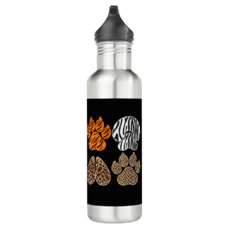 Cute Animals Animal Print Design Adorable Wildlife Edelstahlflasche