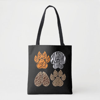 Cute Animals Animal Print Design Adorable Wildlife Tasche