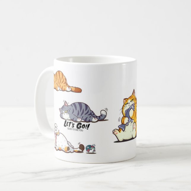 Cute Animals Mug Kaffeetasse (Vorderseite Links)