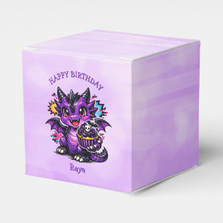 Cute Anime Dragon Girl's Birthday Party Geschenkschachtel