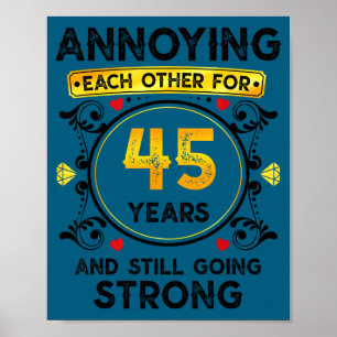Cute Annoying Each Other 45 Jahre Poster