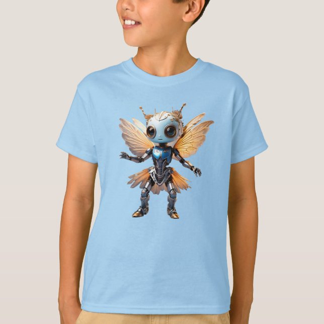 Cute Ant Girl Dancing Robot Pixie T-Shirt (Vorderseite)