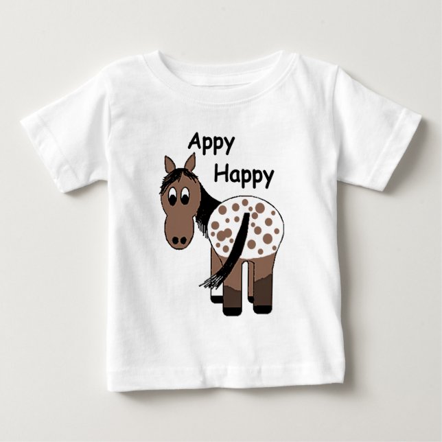 Cute Appy Happy Blanket Appaloosa T-Shirt (Devant)